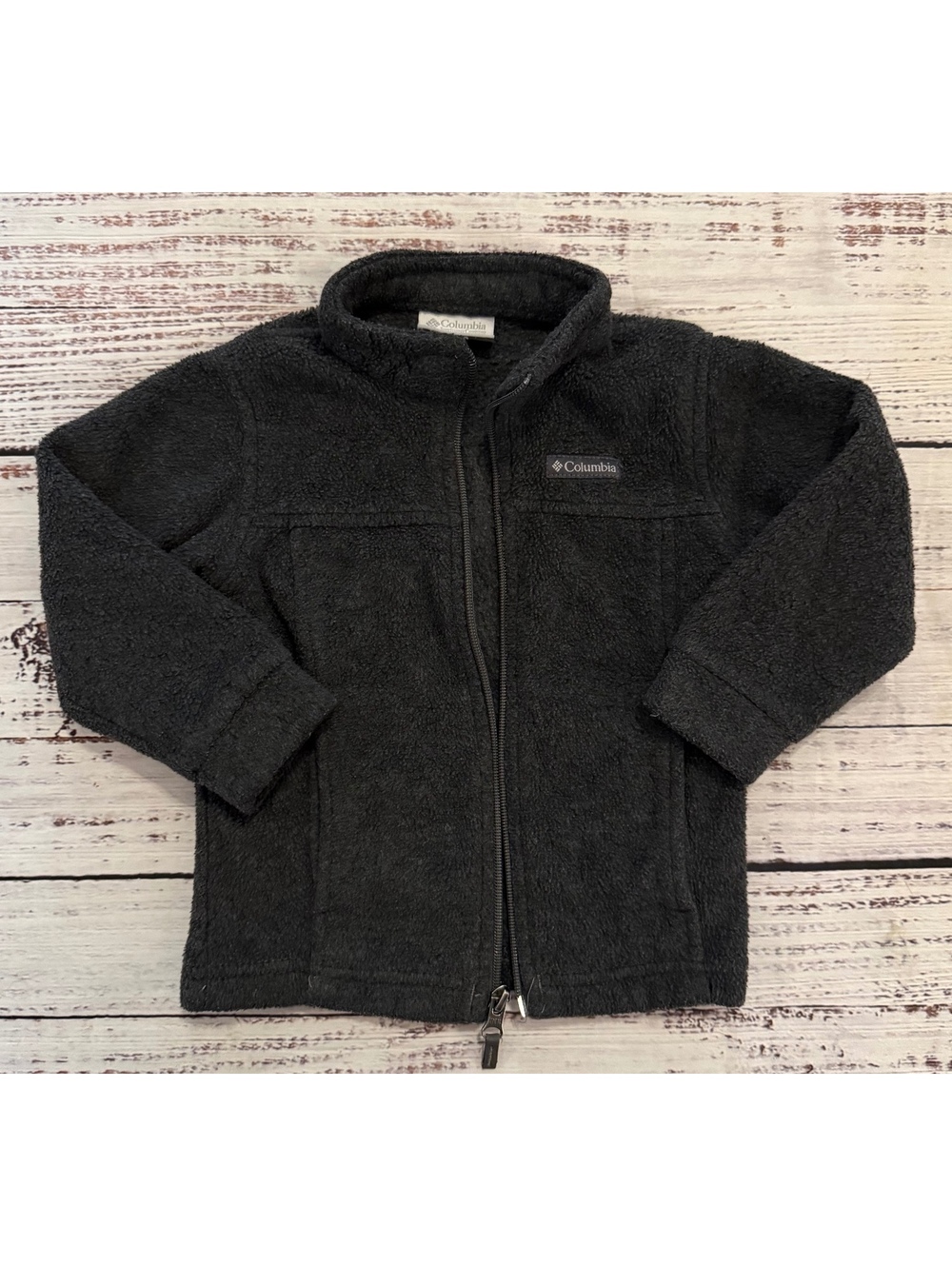 Columbia Gray Fleece Jacket Toddler Boys 18-24m
